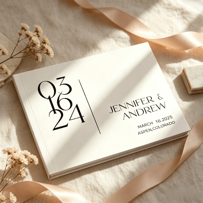 Custom Wedding Guest Book, Gue - Custom Photo Book 评论和价格