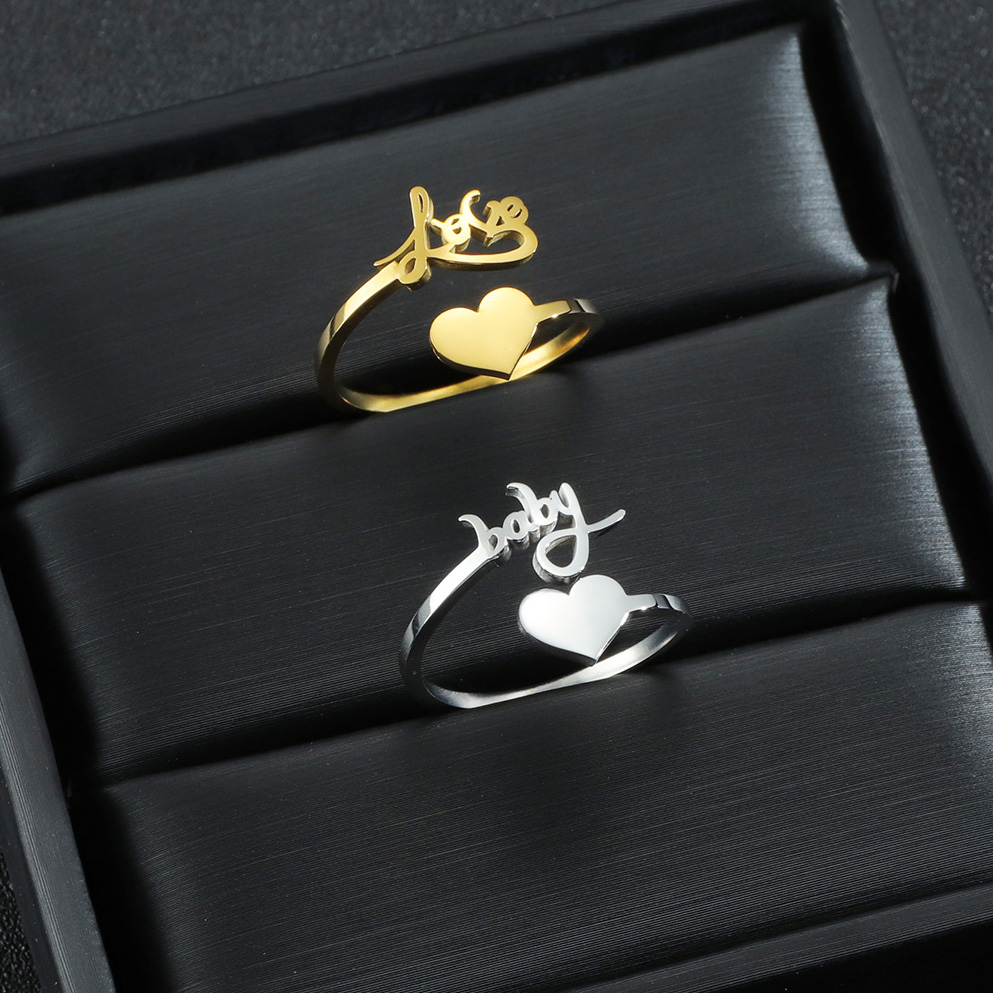 Atoztide Personalized Custom N - Initial Ring Custom 评论和价格