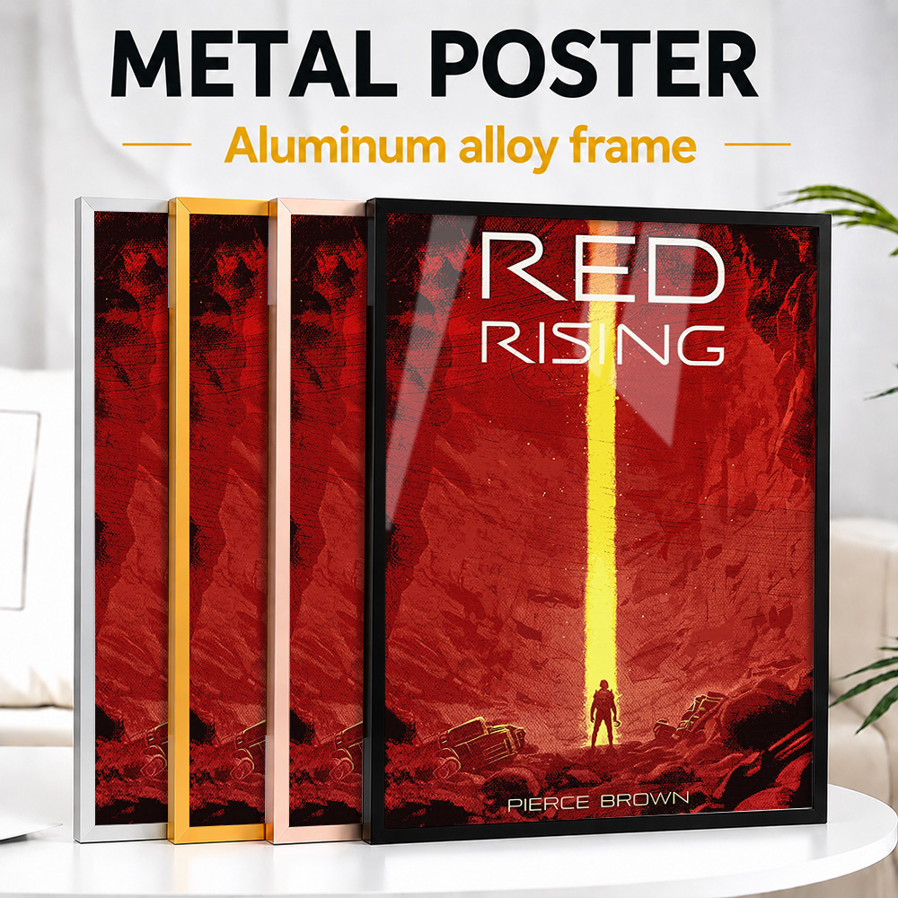 Red Rising Book Cover Framed A - Custom Photo Book 评论和价格