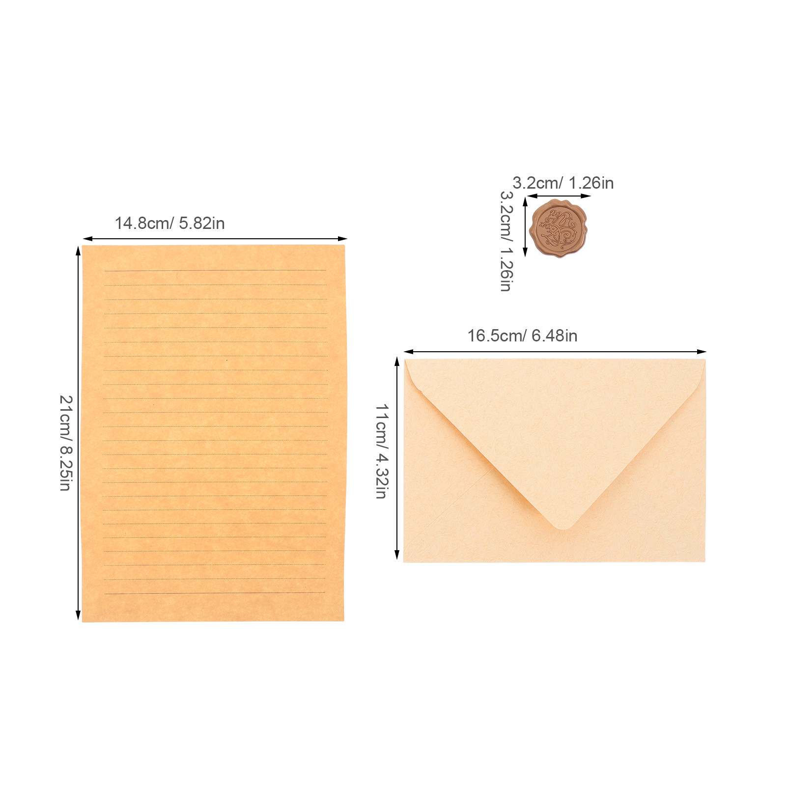 1Set Sophisticated Vintage Let - Wax Seal Letter Kit 评论和价格